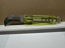 Skinning Knife Buckingham 7086 Yellow Handle Linemen Cable Strong Durable