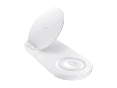 Chargeur sans fil Samsung duo avec chargeur mural (blanc) - Photo 2 sur 2