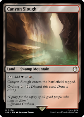 Canyon Slough Fallout NM Land Rare MAGIC THE GATHERING MTG CARD ABUGames |  eBay