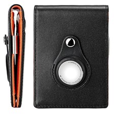 US Men's Wallet Money Clip Leather Front Pocket Card Case Billfold RFID Blocking