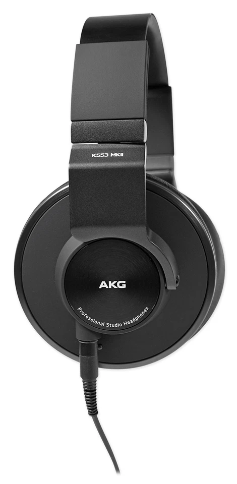 AKG K553 MK2 MKII Closed Back Studio Monitoring Headphones w/Detachable Cable - Image 2 of 4