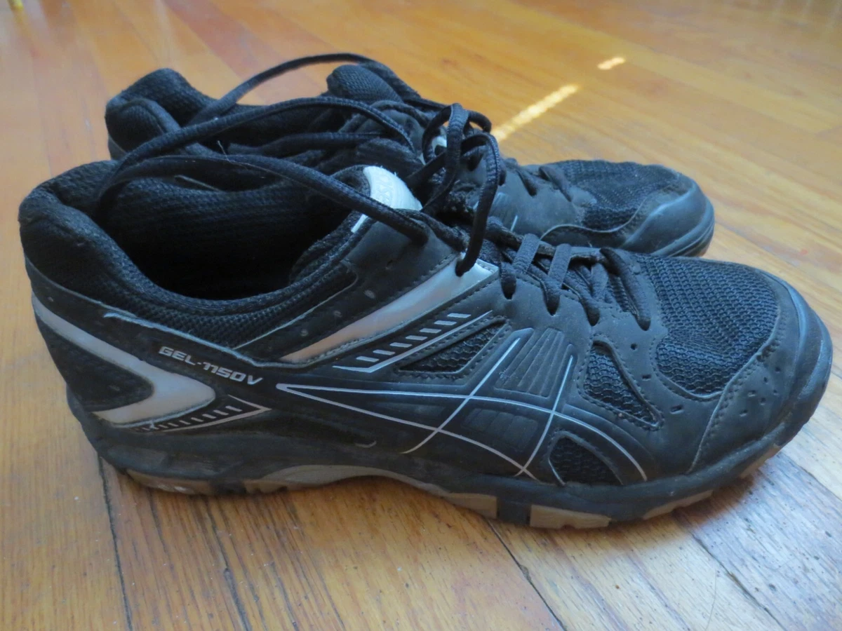 Asics Womens Gel 1150V Black US 9 Sneakers Shoes Volleyball B457Y