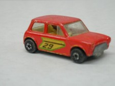 Vintage Matchbox RED RACING MINI COOPER Series England