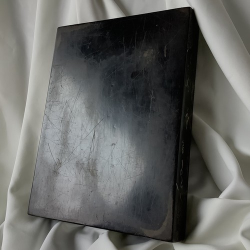 Qianlong Antik Perlen Intarsien China Tusche Farbe Stick Block Stein Kalligraphie - Bild 10 von 12