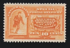 US E3 10c Special Delivery Mint  w/ PF Cert VF OG NH SCV $650