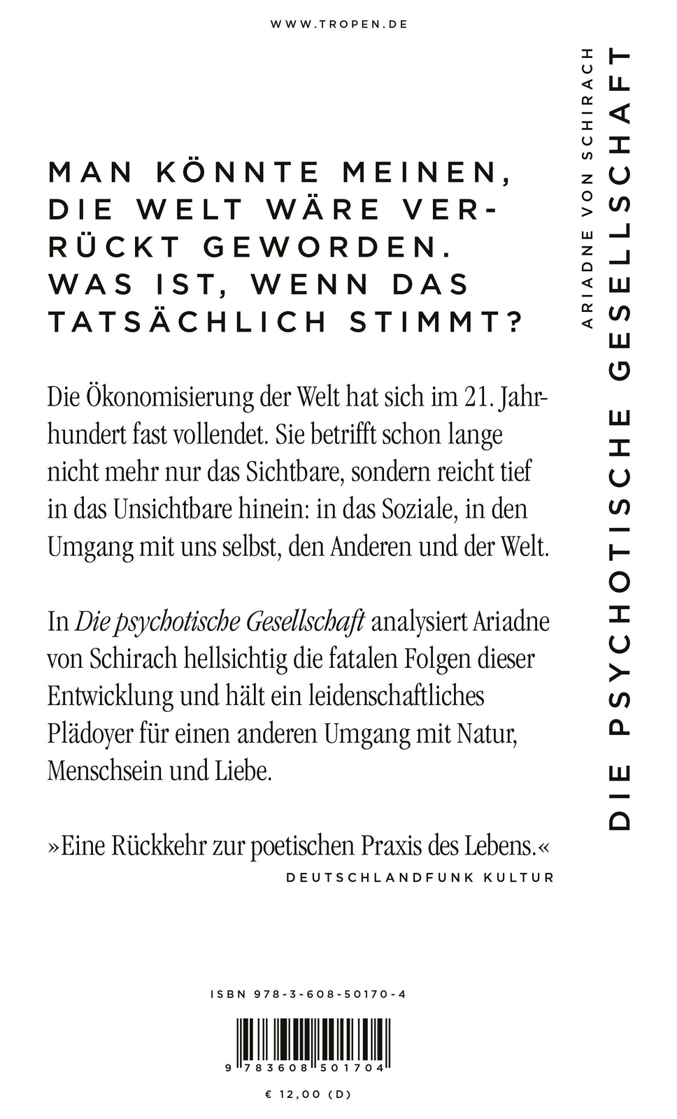 Thumbnail - Die Psychotische Gesellschaft | Ariadne Von Schirach | Taschenbuch |