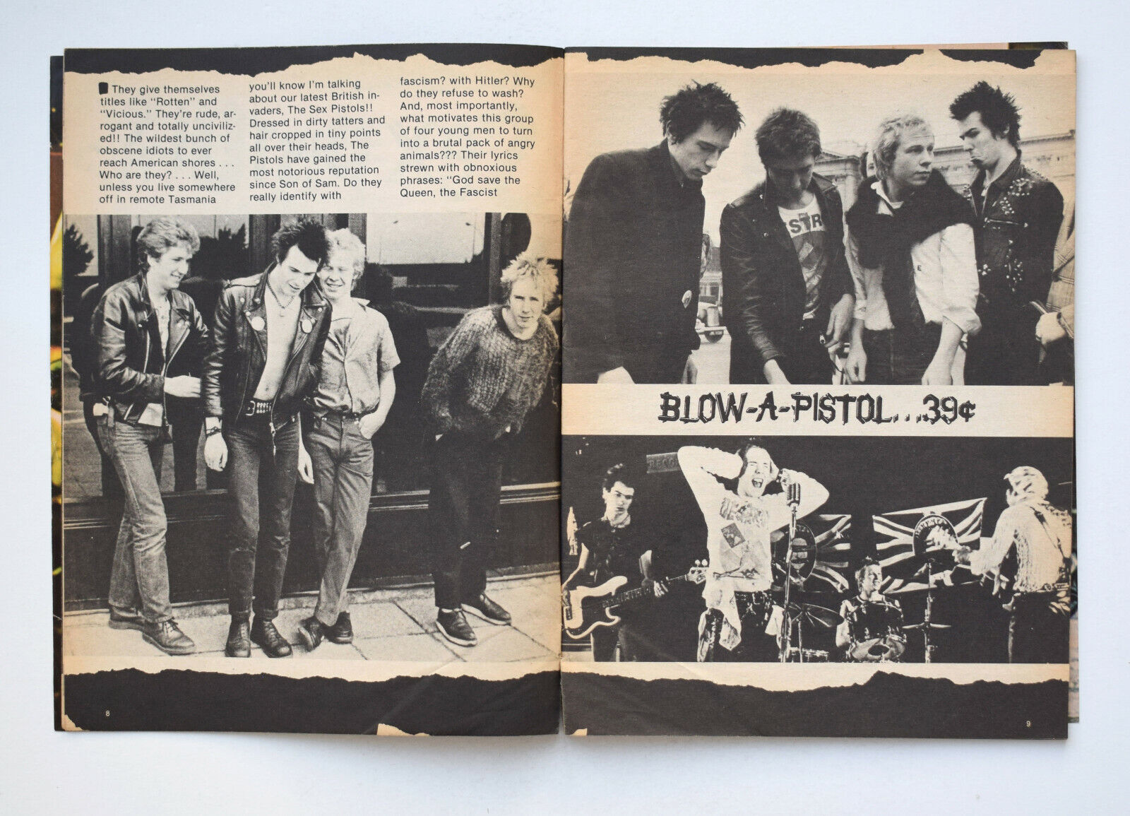 Sex Pistols: Rolling Stone Cover Story on Notorious Punk Band