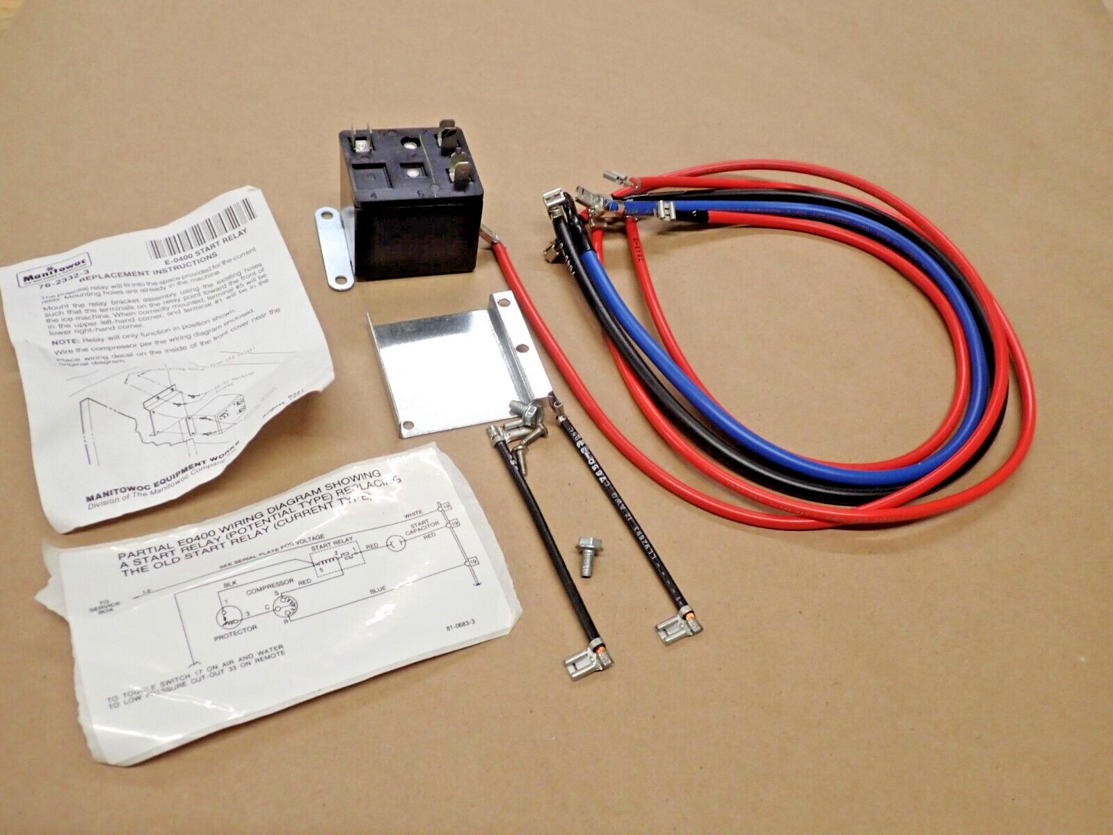 E-0400 76-2332-3 MANITOWOC START RELAY NEW