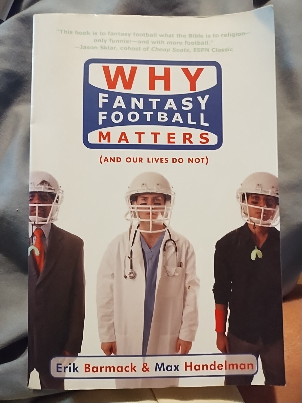 Fantasy Football Matters by Erik Barmack & Max Handelman - Like New Condition  