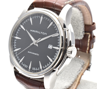 [MINT] Hamilton Jazzmaster H327150 Black DIal  Automatic Men's Watch JAPAN