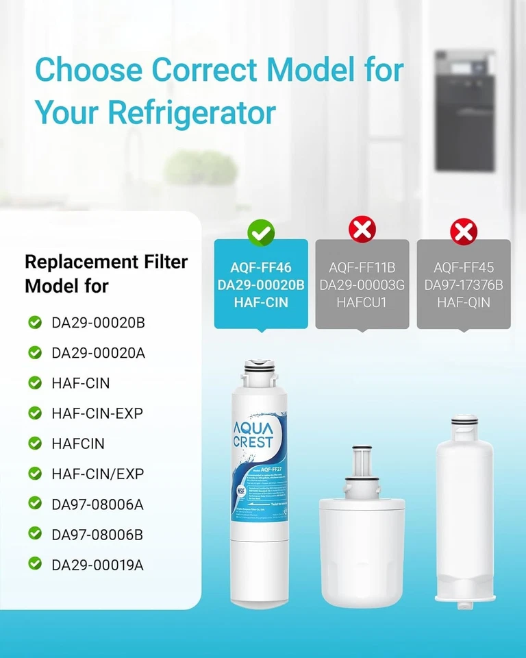 AQUA CREST DA29-00020B Replacement for Samsung HAF-CIN/EXP, DA29-00020B-1,3 pack - Image 2 of 4