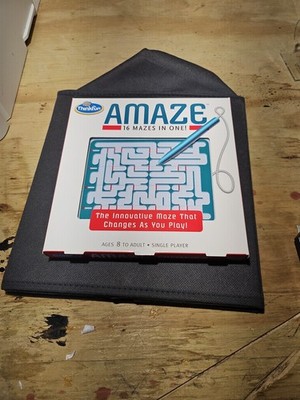 Think Fun Amaze Game That Sharpen and Stretch your Mind 16 Mazes in One