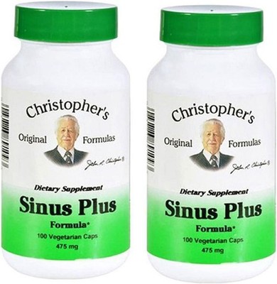 Christopher's Original Formulas Sinus Plus, Sinus Support Capsules, Whole Herb S