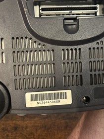 Nintendo 64 Console Black w/ 2 Controllers & 3 Games [TESTED AND WORKING]