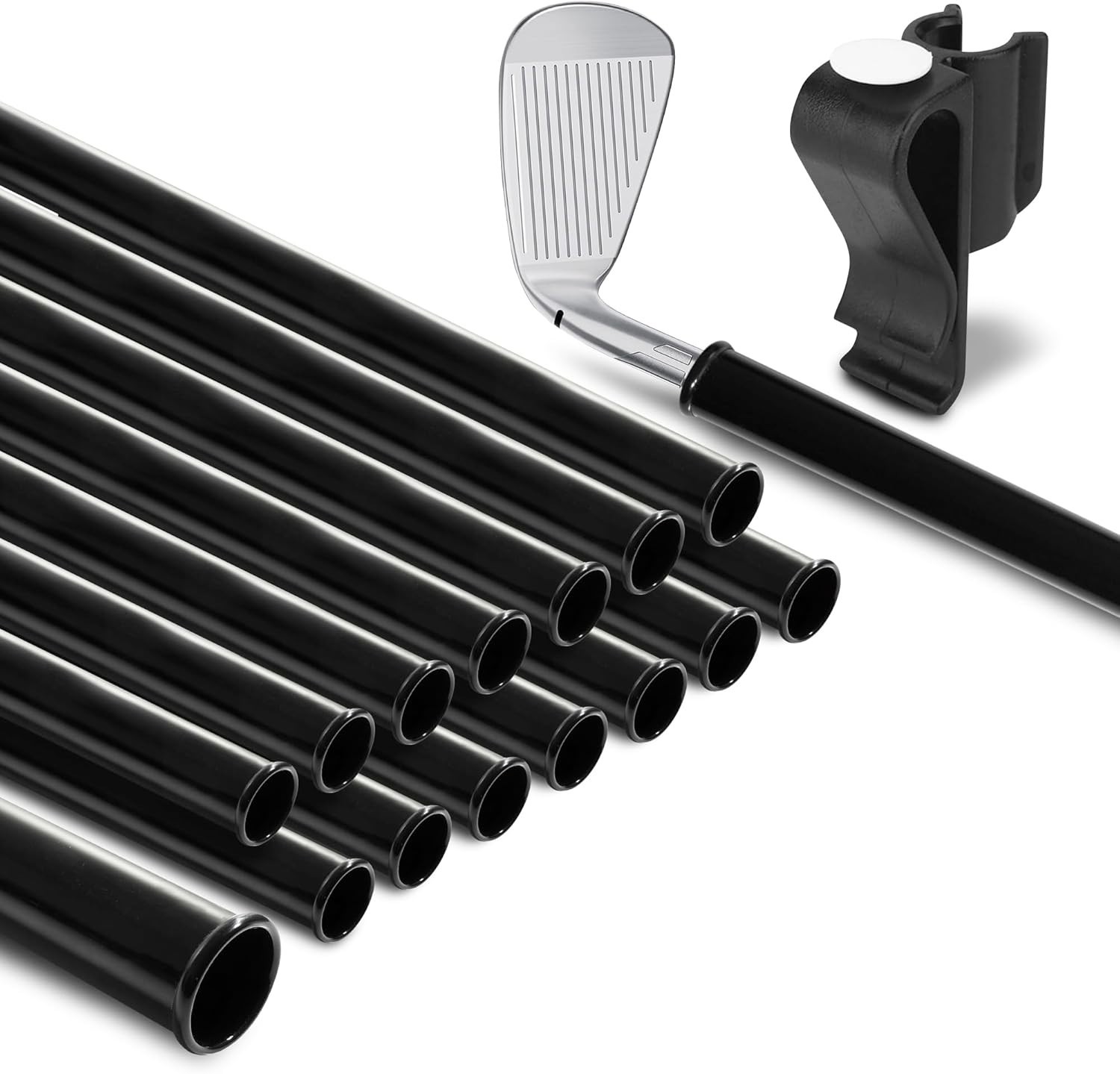 Bag Tubes Set Of 14 For Fat Putter Grip, Club Protection Sleeves