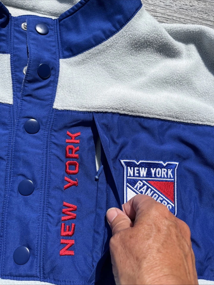 Fanatics New York Rangers  1/4 Snap Pullover  Sweatshirt  3XL NHL - Image 4 of 4