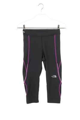 THE NORTH FACE Leggings Sport Fitness Workout Logo Print XS schwarz violett