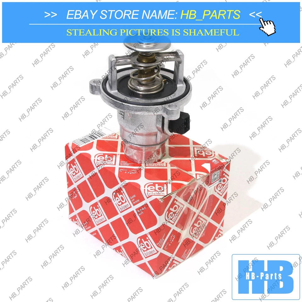 OEM Aluminum Thermostat w/ Housing For BMW X5 X6 E53 E60 E63 E64 E65 E66 E70 E71 Foto 3 de 4