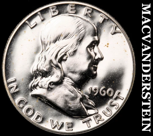 1960 Silver Franklin Half Dollar - Choice Proof  Lustrous  No Reserve  #i1667