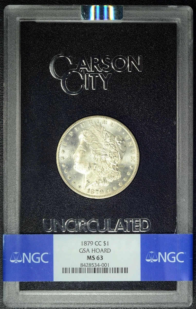 Carson City Grade MS 63 1879 Year Morgan US Dollars (1878-1921