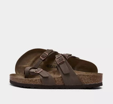 Women's Birkenstock Mayari Birko-Flor Nubuck Sandals, Mocha
