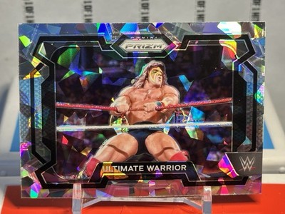 2024 #11 Ultimate Warrior Panini Prizm WWE SmackDown Cracked Ice Prizm