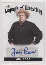2018 Leaf legends of Wrestling Jim Ross #LW-JR3 Auto HOF 0m89