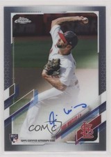 2021 Topps Chrome Rookie Auto Kodi Whitley #RA-KW Auto 0l2