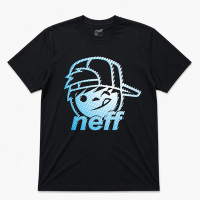Neff Classic Logo blue Graphic T shirt