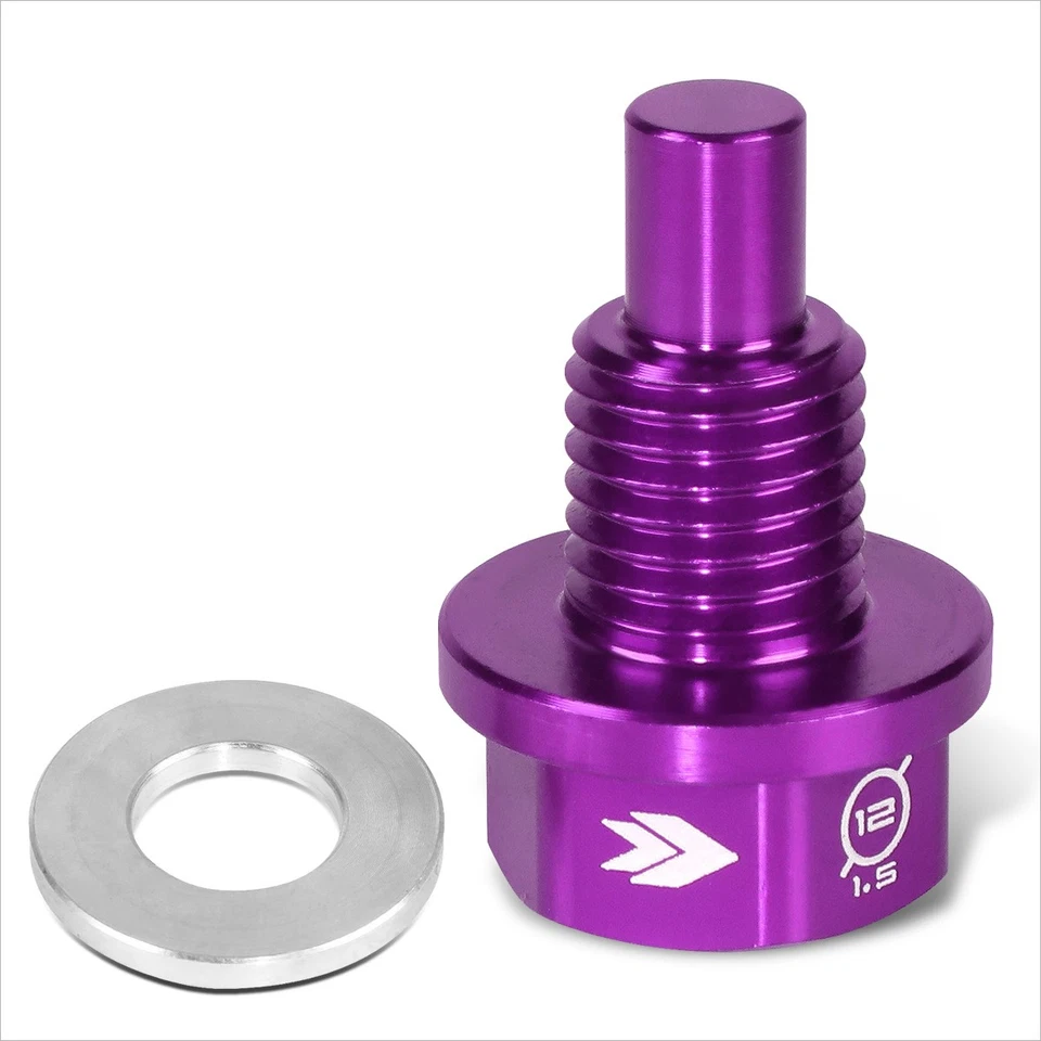 NRG NOP-400PP para BMW E30 E46 E60 F30 M12 X 1,5 tapón magnético de drenaje de aceite púrpura Foto 3 de 4