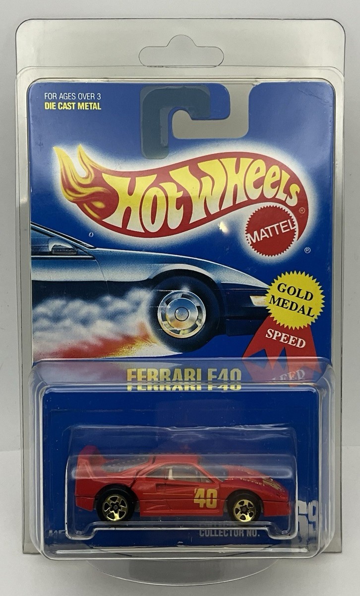 Hot Wheels フェラーリ６０周年記念 F40 エンツォ 金メッキ HOT WHEELS FERRARI RACER, F40 Shell Logo | eBay