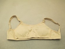 Auden Size S Womens Nude Lined Wireless Back Closure Opaque Nursing Bra 8A