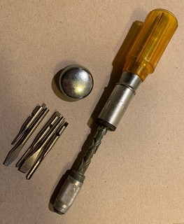 Vintage Companion (Sears) Push Drill With 5 Bits Working Condition BF Japan