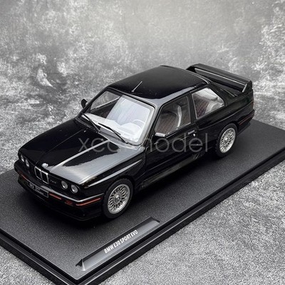 Solido 1/18 BMW M3 E30 Black Sport EVO Evolution Metal Diecast Display Toy Gifts
