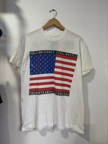 80s Rolling Stones North American Tour T-Shirt 1980s vintage concert t-shirt, vintage, size XL, single stitch, B+ condition