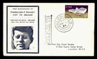 DR WHO 1964 IRELAND FDC NY WORLDS FAIR JOHN F KENNEDY JFK VISIT CACHET M71623