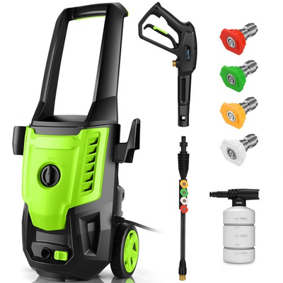 #ad Electric Pressure Washer 5000 PSI 4.0GPM Portable Power Washer with 4 QC Nozz... $137.57