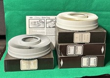 1 Sears  3 Sawyer's Rototray Carousel 100 Slides Projector Tray - In Boxes