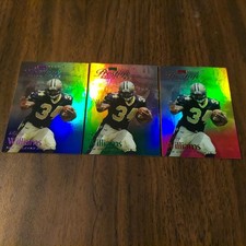 Ricky Williams 1999 Playoff B162 RED GREEN & PURPLE #d/500 Refractor Rookie RC