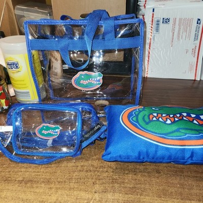 Florida Gators Gameday Bundle, Fanny Pack NWT, Bleacher Pillow & Clear Bag