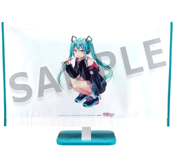 ViewSonic × HATSUNE MIKU display 23.8 in. Wide ISP Full HD 5ms