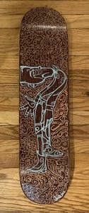 Hand painted Skateboard Deck - 2013 - Graffiti Art - 7.75 - Artist Unknown 