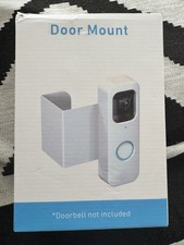 Anti-Theft Door Mount for Blink Video Doorbell No-Drill Security Bracket White