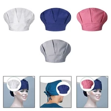Chef Hat Adjustable Multifunctional Catering Cottons for Men Women Accessories
