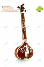 Hochgestimmtes Holz 4 Saiten Tambura professionelle indische Musikinstrumente...