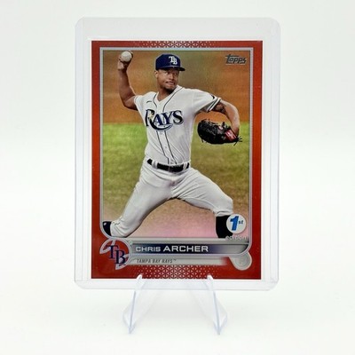 Chris Archer - 2022 Topps Series 1 1st Edition - #254 - Red - /50