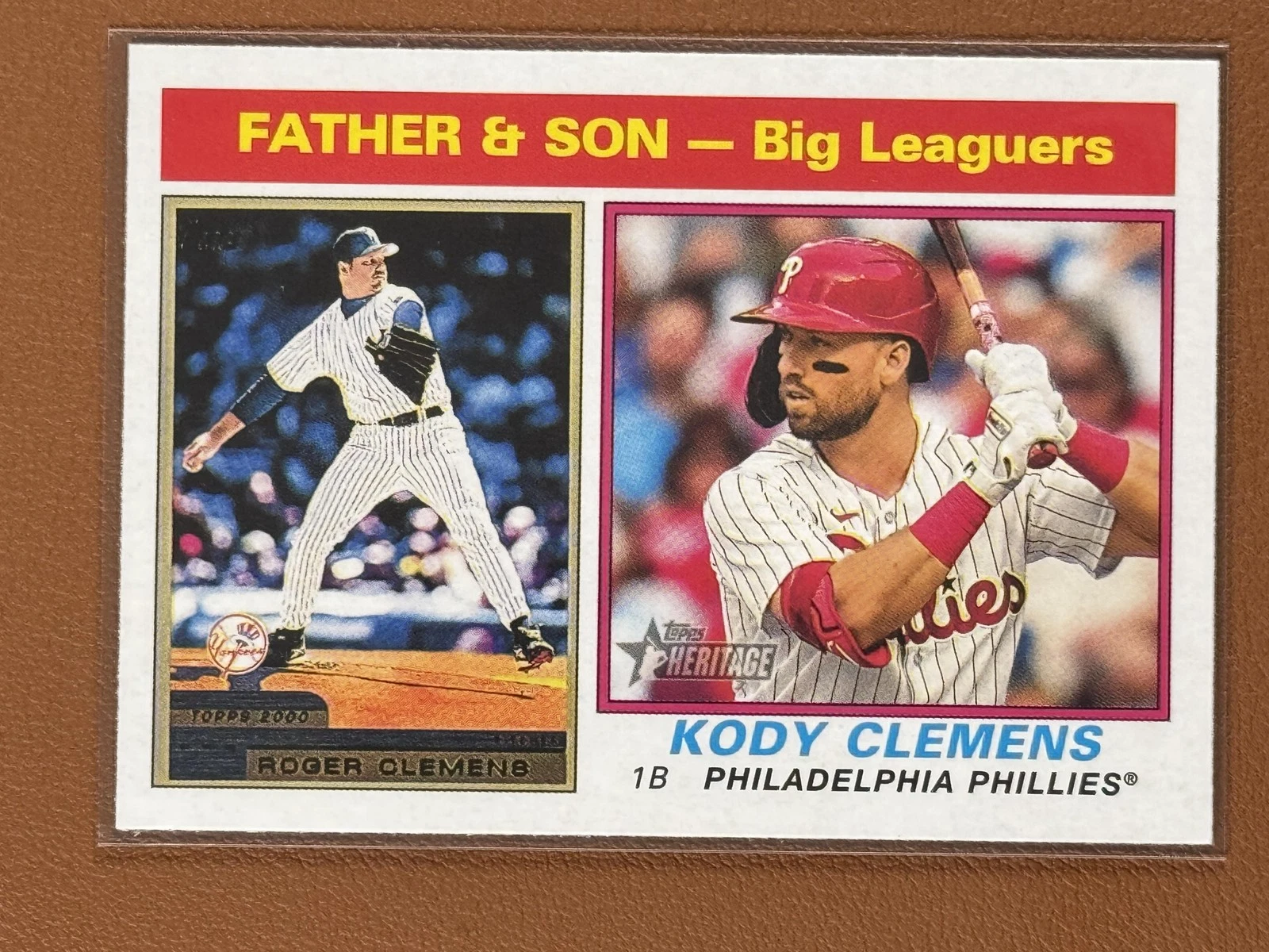 2025 Topps Heritage Kody Clemens / Roger Clemens #67