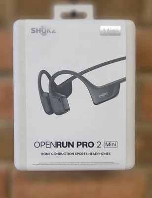 New Shokz - OpenRun Pro 2 Mini Bone Conduction Sports Bluetooth Headphones Black