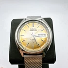 Vintage SEIKO 5 ACTUS CANON Double Name 21J Automatic Day Date Japan