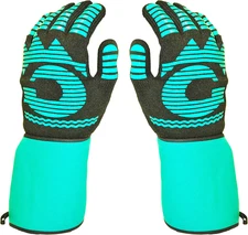 Heat Resistant Gloves - 1472 ℉ Grilling Gloves for Fireplace - Barbeque Accessor